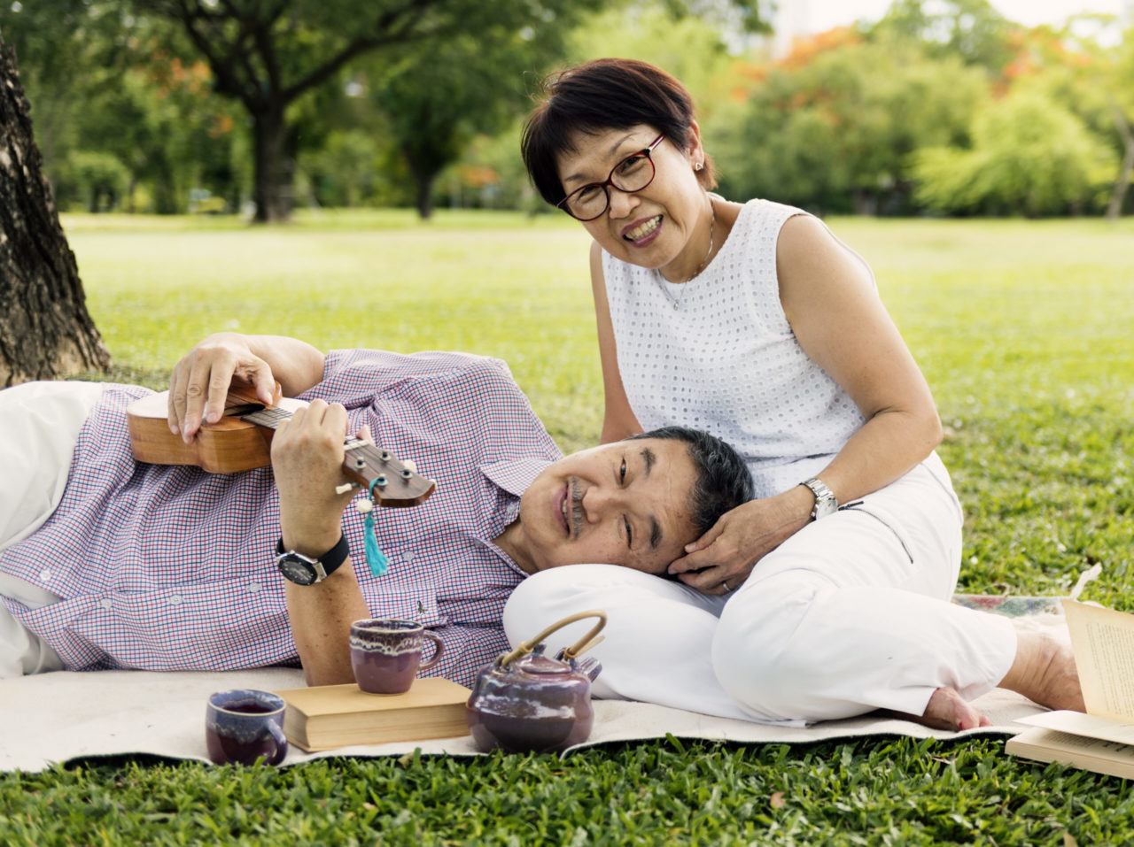 Senior Couple Leisure Outside Concept